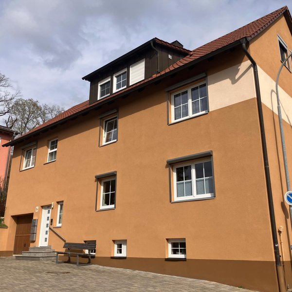 Außenansicht der Ferienwohnung B8 im Landkreis Fürth mit ruhiger Umgebung