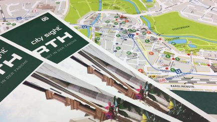 Die Stadtpläne von City Sight unterstützen Besucher:innen bei der Erkundung von Fürth