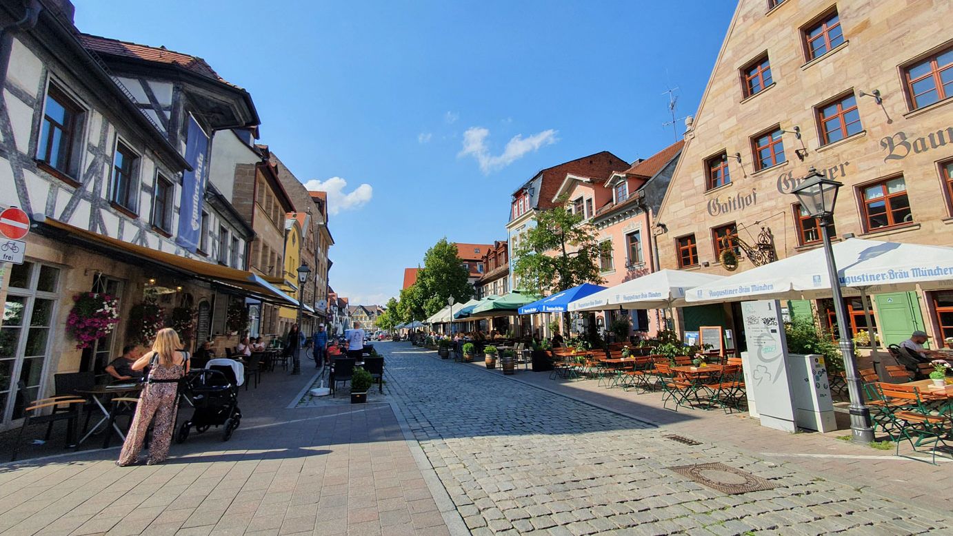 Blick auf die Gustavstraße