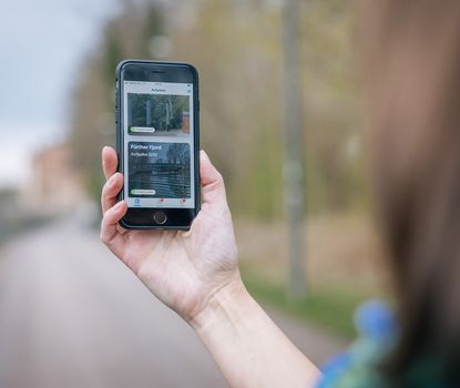 Rätselübersicht bei der Schnitzeljagd-App