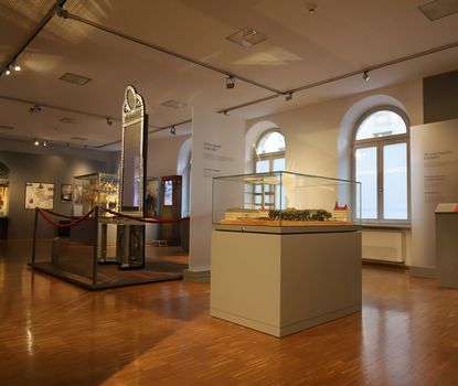 Stadtmuseum Blick auf die Ausstellungsstücke des Stadtmuseums Fürth.